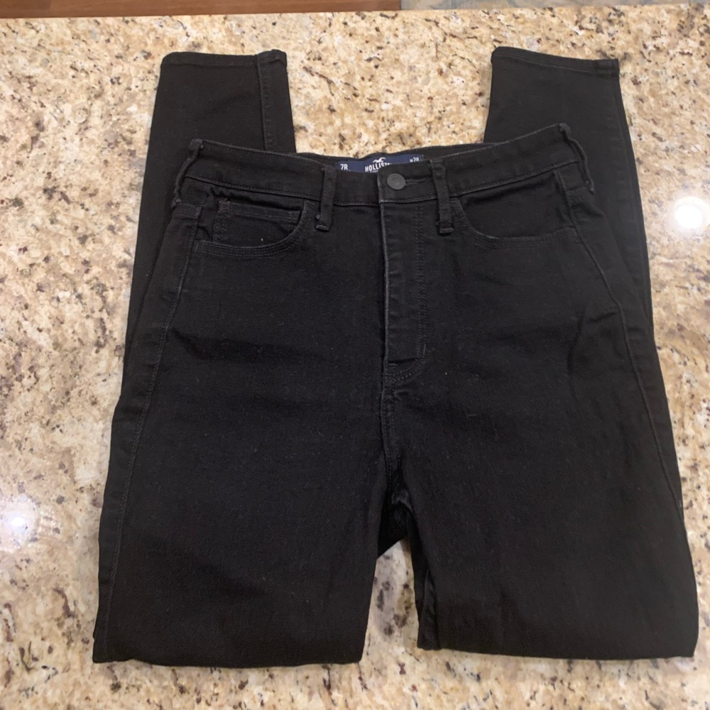 Hollister ultra high rise jeans.